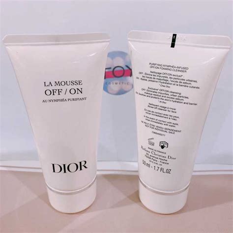 off on dior|Buy DIOR La Mousse Off/On Foaming Cleanser.